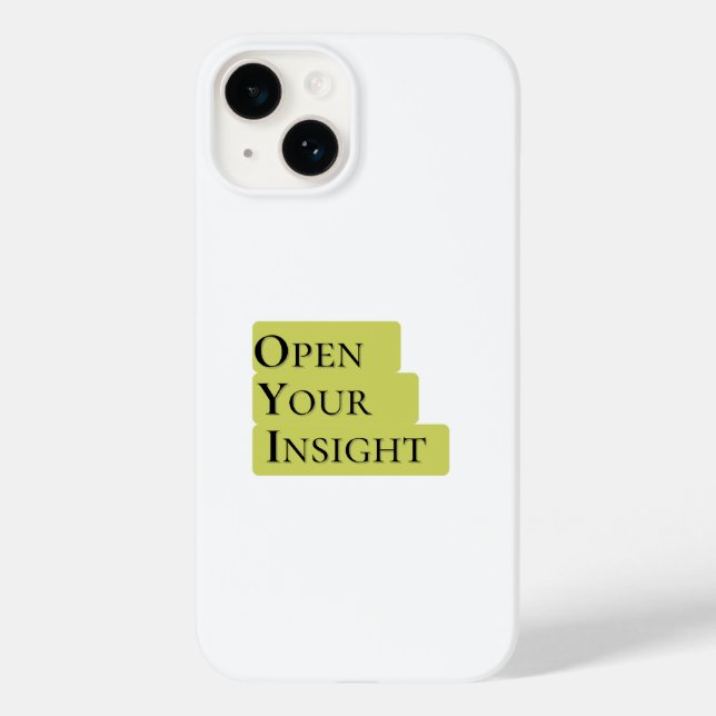 Coques Case-Mate iPhone Open Your Insight | Inspirational Minimalist Phone (Verso)