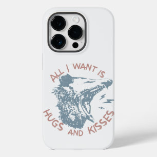 Coque Pour iPhone 14 Pro Opossum Possum Souhaitant Aimer Drôle Mème Animal