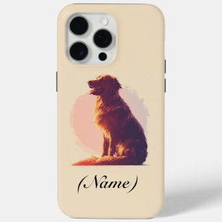 Coque iPhone 15 Pro Max Option de nom de compagnie personnalisé