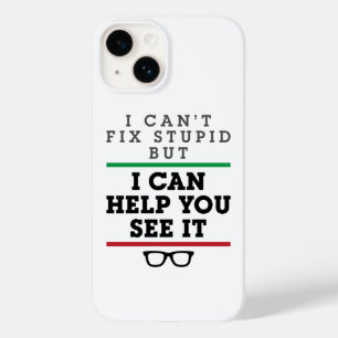 Coque Pour iPhone 14 Optométriste Optométrie Ophtalmologie Voir Stupide