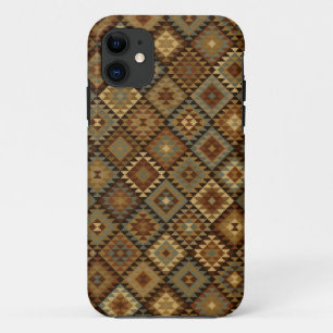 Case-Mate iPhone Case Or aztèque et motif inspiré par bronze