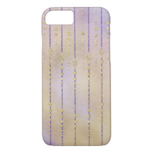 Case-Mate iPhone Case or bling sur l'aquarelle violette