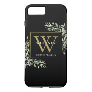 Case-Mate iPhone Case Or Monogramme Élégant Modernité Verdure