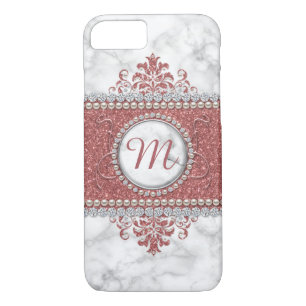 Case-Mate iPhone Case Or, parties scintillantes, diamants et perles