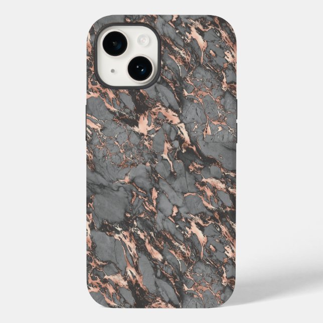 Coques Case-Mate iPhone Or rose Et Gris (Verso)