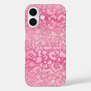 Coque Pour iPhone 16 Or rose moderne élégant 