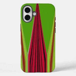 COQUES iPhone 16 PLUS OR ROUGE VERT