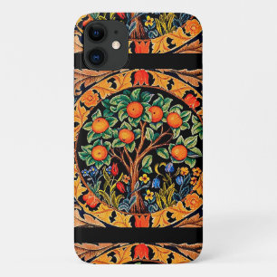 Case-Mate iPhone CASE ORANGE ARBRE AVEC FEUILLES VERTS, FLEURS