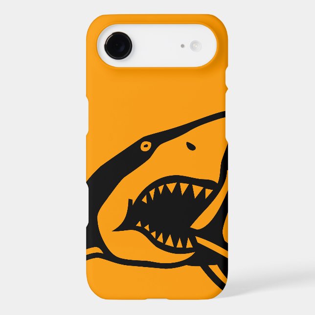 Coques Case-Mate iPhone Orange de requin Coque-Mate™ (Verso)