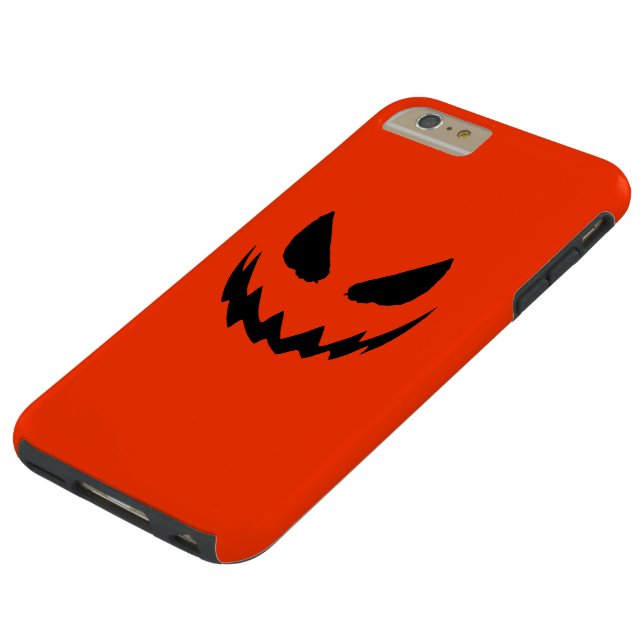 Coques Case-Mate iPhone Orange et noir Jack-O-Lantern (Haut)