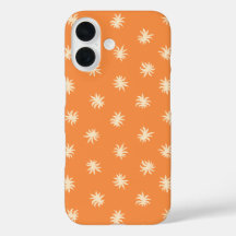 Orange Floral Vibrant Chaud Tropical