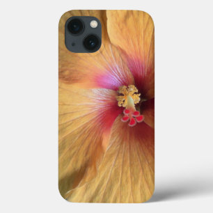 iPhone 13 Case Orange Hibiscus Ruffle