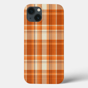 Coques Pour iPhone Orange plaid