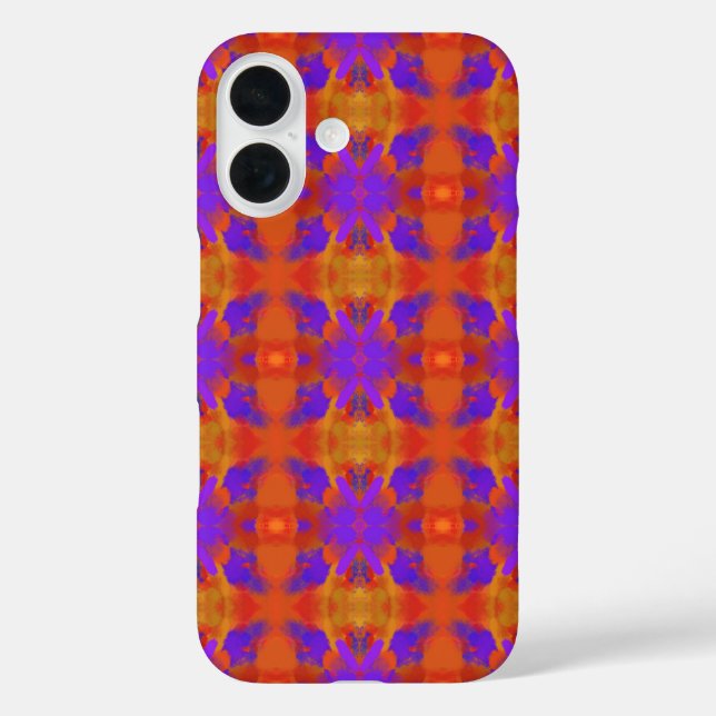 Coques Case-Mate iPhone Orange Violet Et Rouge Conception D'art Graphique  (Verso)