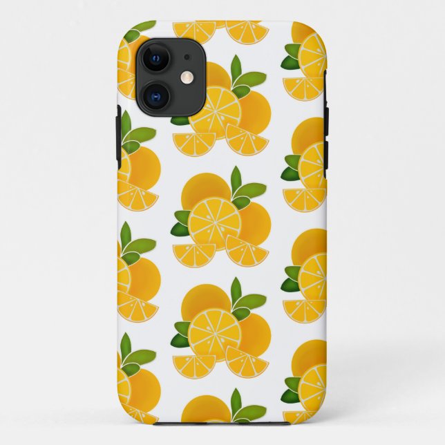 Coques Case-Mate iPhone Oranges, tranches d'orange, agrumes (Dos)