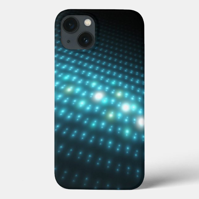 Coques Case-Mate iPhone Orbes bleues 3D (Verso)