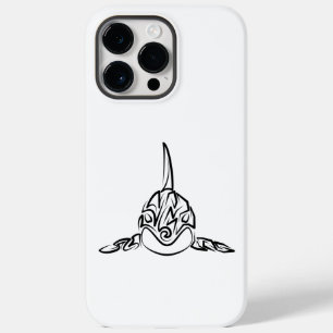 Coque Pour Pour iPhone 14 Pro Max Orca tribale noire et blanche