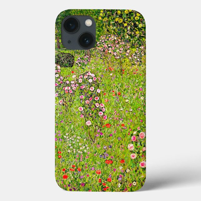 Coques Case-Mate iPhone Orchard Gustav Klimt avec Rose (Verso)