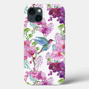 Case-Mate iPhone Case Orchidées Avec Colibri