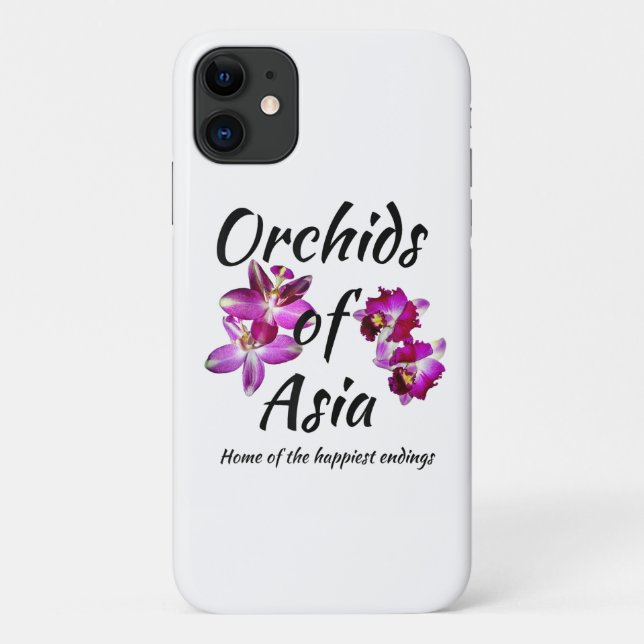 Coques Case-Mate iPhone Orchidées d'Asie (Dos)