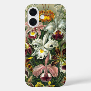 Coques iPhone 16 Orchidées Ernst Haeckel, Fleurs Vintages de la for