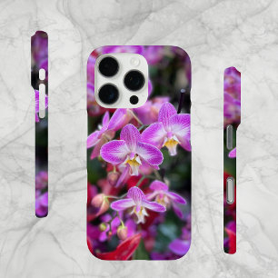 Coques iPhone 16 Pro Orchidées violettes et blanches de Hollande,