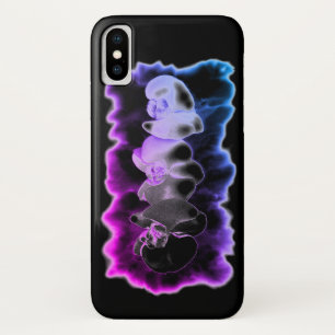 Case-Mate iPhone Case Orchidées violettes et bleues
