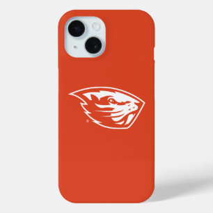 Coque Pour iPhone 15 Oregon State Beavers   Tête de castor