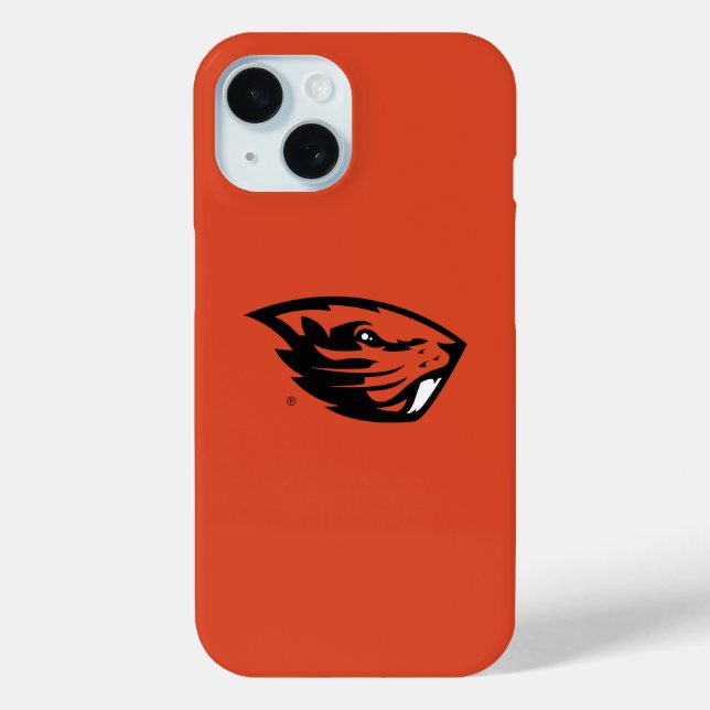 Coques Case-Mate iPhone Oregon State Beavers | Tête de castor (Verso)