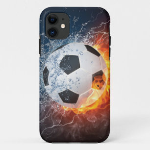 Case-Mate iPhone Case Oreiller de lancer balle de football/soccer flamba