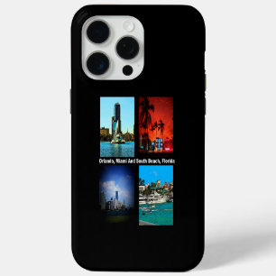 Coque iPhone 15 Pro Max Orlando, Miami, South Beach Collage