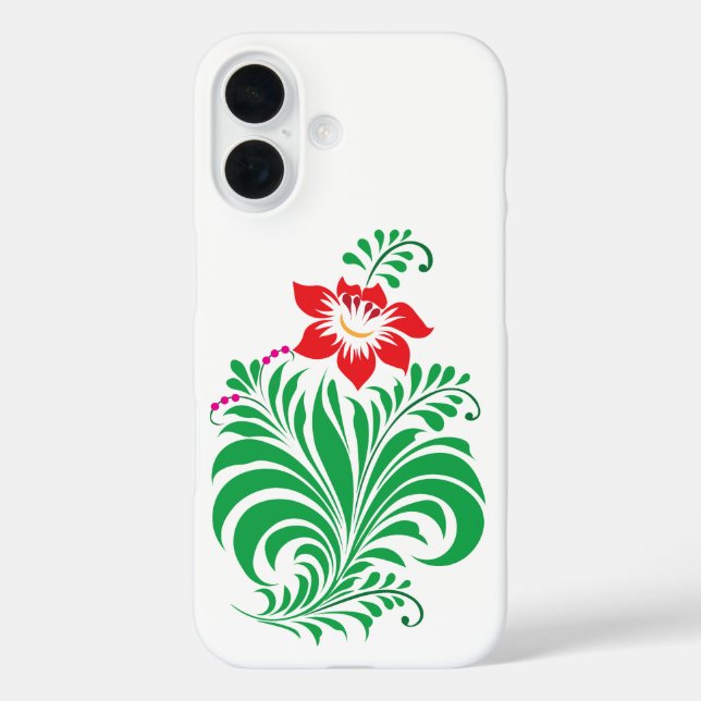 Coques Case-Mate iPhone Ornamental Floral Flower Design – Elegant (Verso)