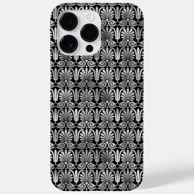 COQUES Case-Mate iPhone ORNATE NOIR & MOTIFS ARGENT (Verso)