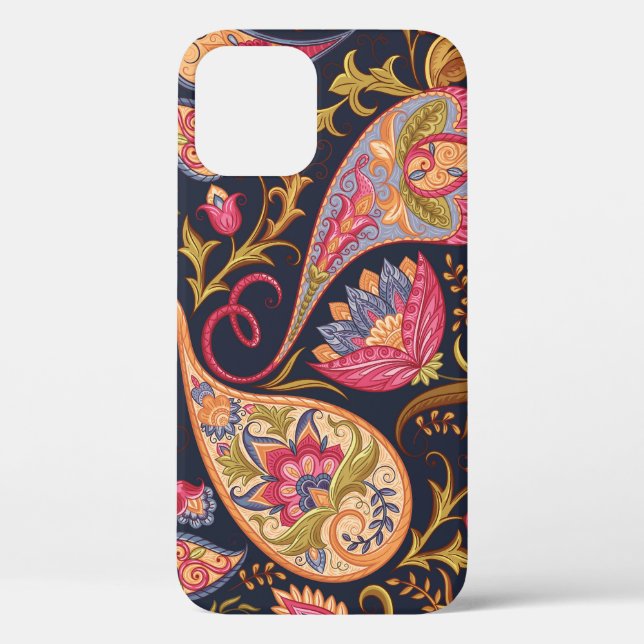 Coques Case-Mate iPhone Ornate Paisley : Élégant Motif sans joint. (Verso)