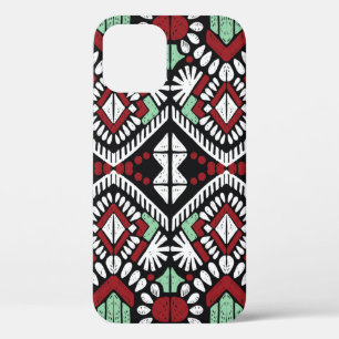 Case-Mate iPhone Case Ornement folklorique géométrique Ikat. Ethnie trib