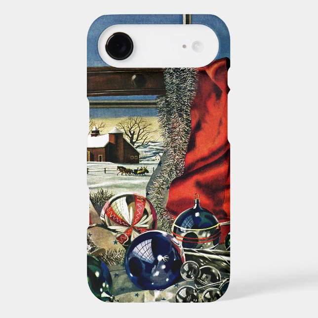 Coques Case-Mate iPhone Ornements de Noël (Verso)