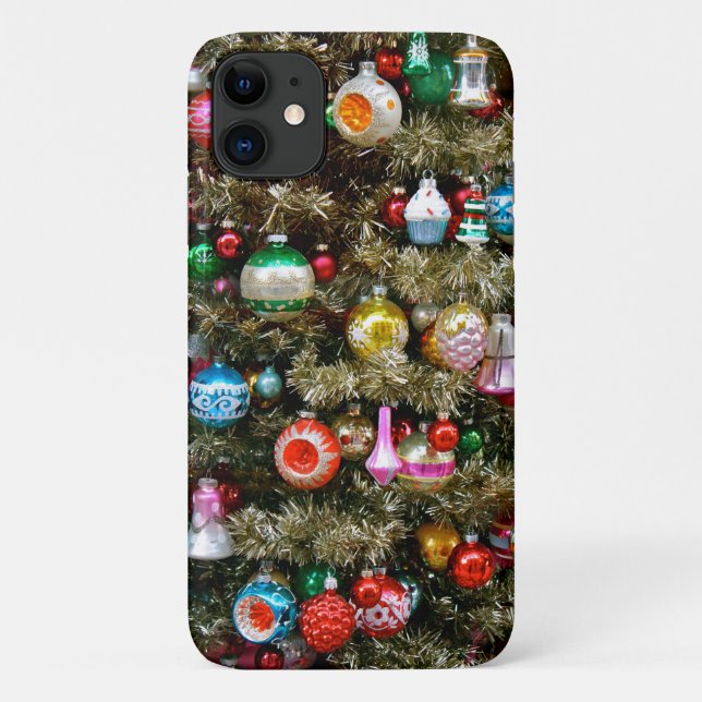 Coques Case-Mate iPhone Ornements de Noël et Garland (Dos)