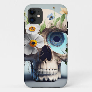 Case-Mate iPhone Case Os botaniques et crâne floral botanique