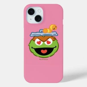 Coque Pour iPhone 15 Oscar Souriant visage avec des yeux en forme de co