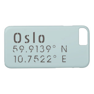 Case-Mate iPhone Case Oslo Latitude Longitude