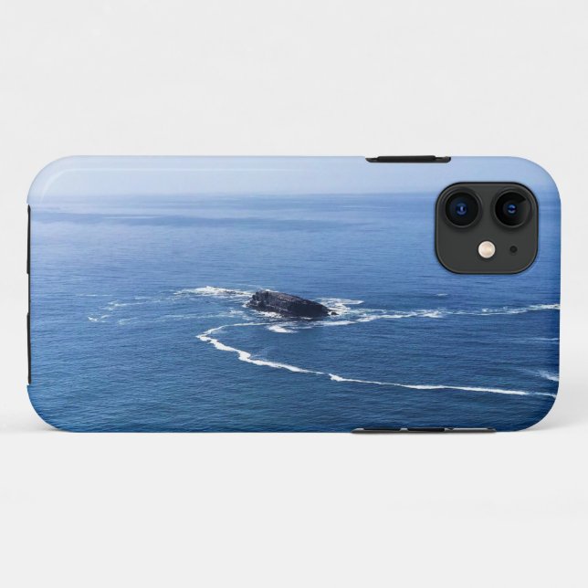 Coques Case-Mate iPhone Otter Rock, Cape Foulweather, Newport, Oregon (Dos (Horizontal))