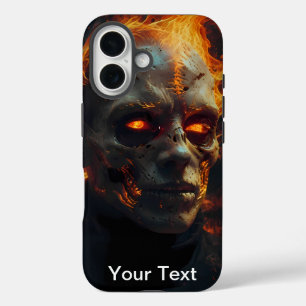 Coque Pour iPhone 16 Otterbox Inferno Zombie Skull Inferno Flame infern