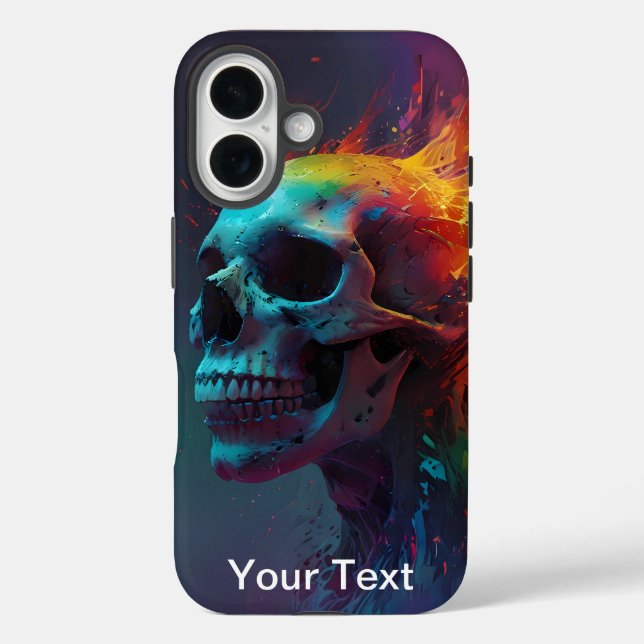 Coques Case-Mate iPhone Otterbox Inferno Zombie Skull Inferno Flame infern (Verso)
