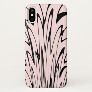 Case-Mate iPhone Case Où l'art rencontre la pensée noir et rose