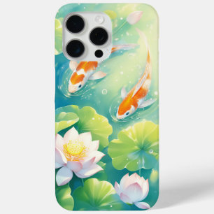 Coque iPhone 15 Pro Max Où nagent les rêves de koi