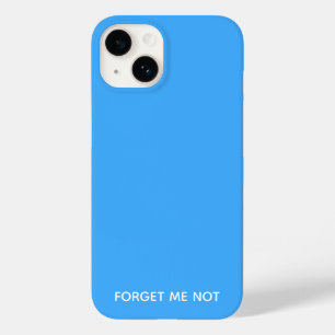 Coque Pour iPhone 14 Oubliez-moi le nom de la couleur bleue