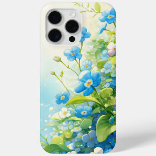 Coque iPhone 15 Pro Max Oubliez-moi-non Jardin de souvenirs