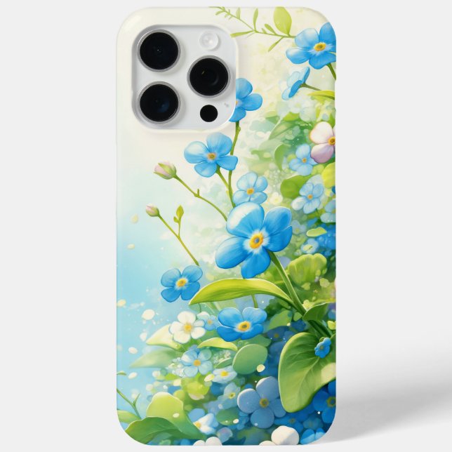 Coques Case-Mate iPhone Oubliez-moi-non Jardin de souvenirs (Verso)