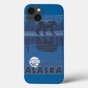 Etui iPhone Case-Mate Ours dans le clair de lune - Anchorage, Alaska