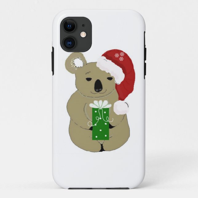 Coques Case-Mate iPhone Ours de Noël Koala (Dos)